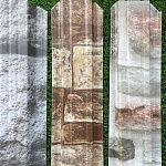 Штакетник прямоугольный оцинкованный с полимерным покрытием 0,45х118мм прямоугольный фигурный RAL 3005