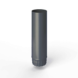 Труба водосточная оцинкованная порошок ф200х1250мм RAL 7015