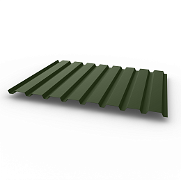Профнастил С20 - 0,5х1150мм (RAL 6003) оцинкованный, с полимерным покрытием (Полиэстер)