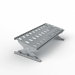 Мостик кровельный переходной фальц 610мм оцинкованная сталь с порошковым покрытием RAL 7040