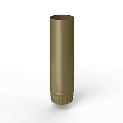 Труба водосточная оцинкованная порошок ф90х1250мм RAL 7008