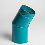 Колено водосточное оцинкованное порошок ф150мм RAL 3003