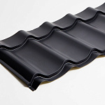 Металлочерепица Монтеррей классик оцинкованная с полимерным покрытием 0.45x1180мм  RAL 7004