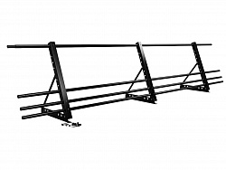 Ограждение кровельное холоднокатанная сталь с порошковым покрытием 2000мм универсальный 600-25-1-1,5-2 холоднокатанная сталь с порошковым покрытием RAL 9005