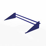 Снегозадержатель трубчатый 1000мм фальц 25-1,0-1,0-4 холоднокатанная сталь с порошковым покрытием RAL 5002