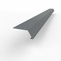 Карнизная планка RAL 9023 оцинкованная c порошковым покрытием 0,45мм