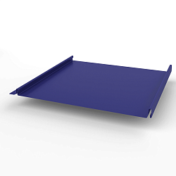 Кликфальц самозащелкивающийся оцинкованный с полимерным покрытием 0,45х542мм RAL 5002