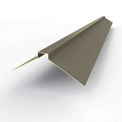 Конек фигурный 0,45 мм RAL 7039 оцинкованный, с порошковым покрытием