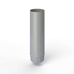 Труба водосточная оцинкованная порошок ф140х1250мм RAL 7004