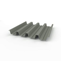 Профнастил Н60 (RAL 7023) 0,8х845мм оцинкованный, с полимерным покрытием (Полиэстер)