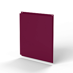 Фасадная металлокассета 1160x1160 (RAL 4004) открытого типа, с порошковым покрытием 0,7 мм