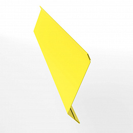 Ламель Z горизонтальная оцинкованная c порошковым покрытием 0,45мм RAL 1018