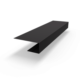 j планка RAL 8022 оцинкованная c порошковым покрытием 0,45мм