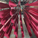 Желоб водосточный оцинкованный порошок ф150х2000мм RAL 6019