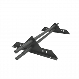 Снегозадержатель трубчатый круглый 3000мм универсальный 25-1,2-2,0-4 оцинкованная сталь с порошковым покрытием RAL 7005