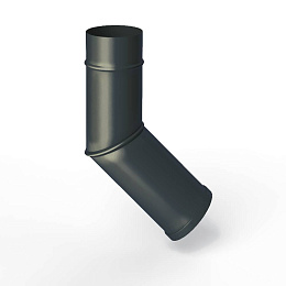 Колено водосточное оцинкованное порошок ф120мм RAL 7016