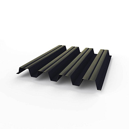 Профнастил Н57 оцинкованный 0,7х801мм (RAL 5004) с полимерным покрытием (Полиэстер)