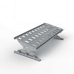 Мостик кровельный переходной фальц 610мм оцинкованная сталь с порошковым покрытием RAL 7004