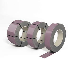 Лента оцинкованная (Штрипс) 0,55 мм (RAL 4009) с полимерным покрытием (полиэстер)