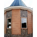 Блок-хаус new Grand Line 0,45 Print Elite с пленкой Nordic Wood TwinColor