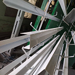 Планка завершающая (RR 32) с порошковым покрытием 0,45 мм