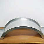 Парапет радиусный 0,7 мм (RAL 9003) полиэстер