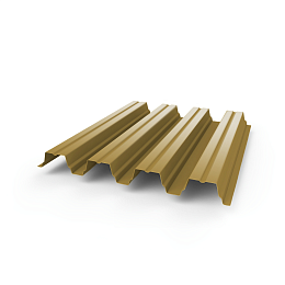 Профнастил Н75 - 0,7 (RAL 1024) с полимерным покрытием (полиэстер)