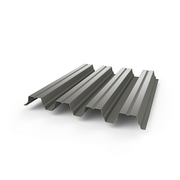 Профнастил Н75 - 0,65 (RAL 9007) с полимерным покрытием (полиэстер)