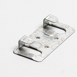 Кляммер оцинк. 1,2мм размер 76х37х10мм стартовый полукруглые лапки