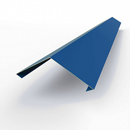 Ендова нижняя плоская 0,45 мм (RAL 5005) оцинкованная c полимерным покрытием