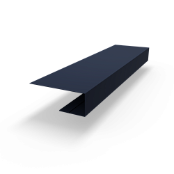 j планка RAL 5011 оцинкованная c порошковым покрытием 0,45мм