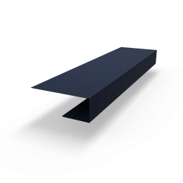 j планка RAL 5011 оцинкованная c порошковым покрытием 0,45мм