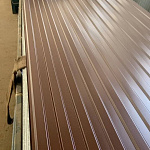 Профнастил С10 - 0,4х1180мм (RAL 1006) оцинкованный, с полимерным покрытием (Полиэстер)