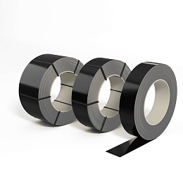 Лента оцинкованная (Штрипс) 0,65 мм (RAL 9005) с полимерным покрытием (полиэстер)