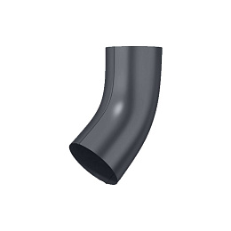 Колено водосточное оцинкованное Grand Line Optima ф90х240мм RAL 7024