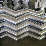 Колено водосточное оцинкованное ф190х400x400мм