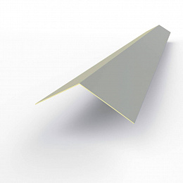 Конек кровельный 0,45 мм RAL 7004 оцинкованный, c полимерным покрытием