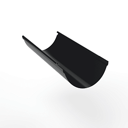 Желоб водосточный оцинкованный порошок ф150х2000мм RAL 9004