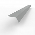 Карнизная планка RAL 9006 оцинкованная c порошковым покрытием 0,45мм