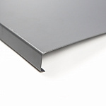 Фальц двойной стоячий оцинкованный с полимерным покрытием 0,5х625мм RAL 8017