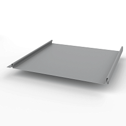 Кликфальц самозащелкивающийся оцинкованный с полимерным покрытием 0,45х542мм RAL 7004