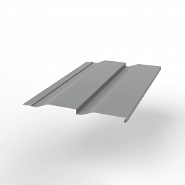 Металлосайдинг Корабельная доска оцинкованный с полимерным покрытием 0,45x265мм  RAL 7004