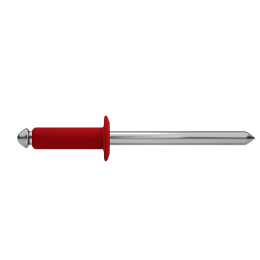 Заклепка 3.2x10 (RAL 3020) A2/A2 вытяжная