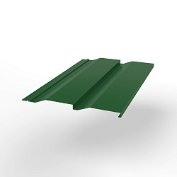 Металлосайдинг Корабельная доска оцинкованный с полимерным покрытием 0,45x265мм  RAL 6002