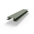 Н профиль соединительный (RAL 7033) оцинкованный с порошковым покрытием 0,45 мм