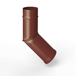 Колено водосточное оцинкованное порошок ф180мм RAL 3009