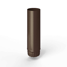 Труба водосточная оцинкованная порошок ф180х1250мм RAL 8014