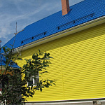 Металлосайдинг Корабельная доска оцинкованный с полимерным покрытием 0,45x265мм  RAL 1018