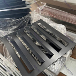 Вентиляционная решетка 300х300 оцинк. порошок 0.7мм RAL 9005