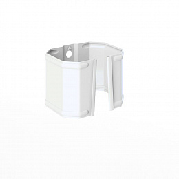 Крепление прямоугольной водосточной трубы полиэстер Grand Line Vortex под кирпич RAL 9003